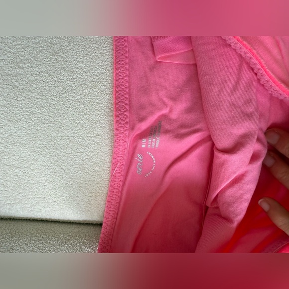 Aerie pink strapless velour tube top crop top in pink M - Picture 4 of 6